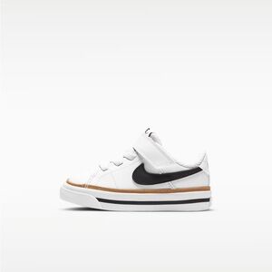 Nike Kids White and Black Sneakers
